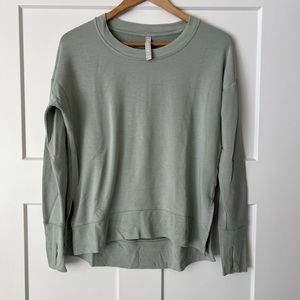 Athleta, Coaster Luxe Sweatshirt, Small, Seafoam Green